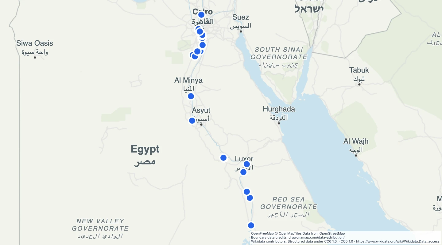 Map preview: Egypt pyramids