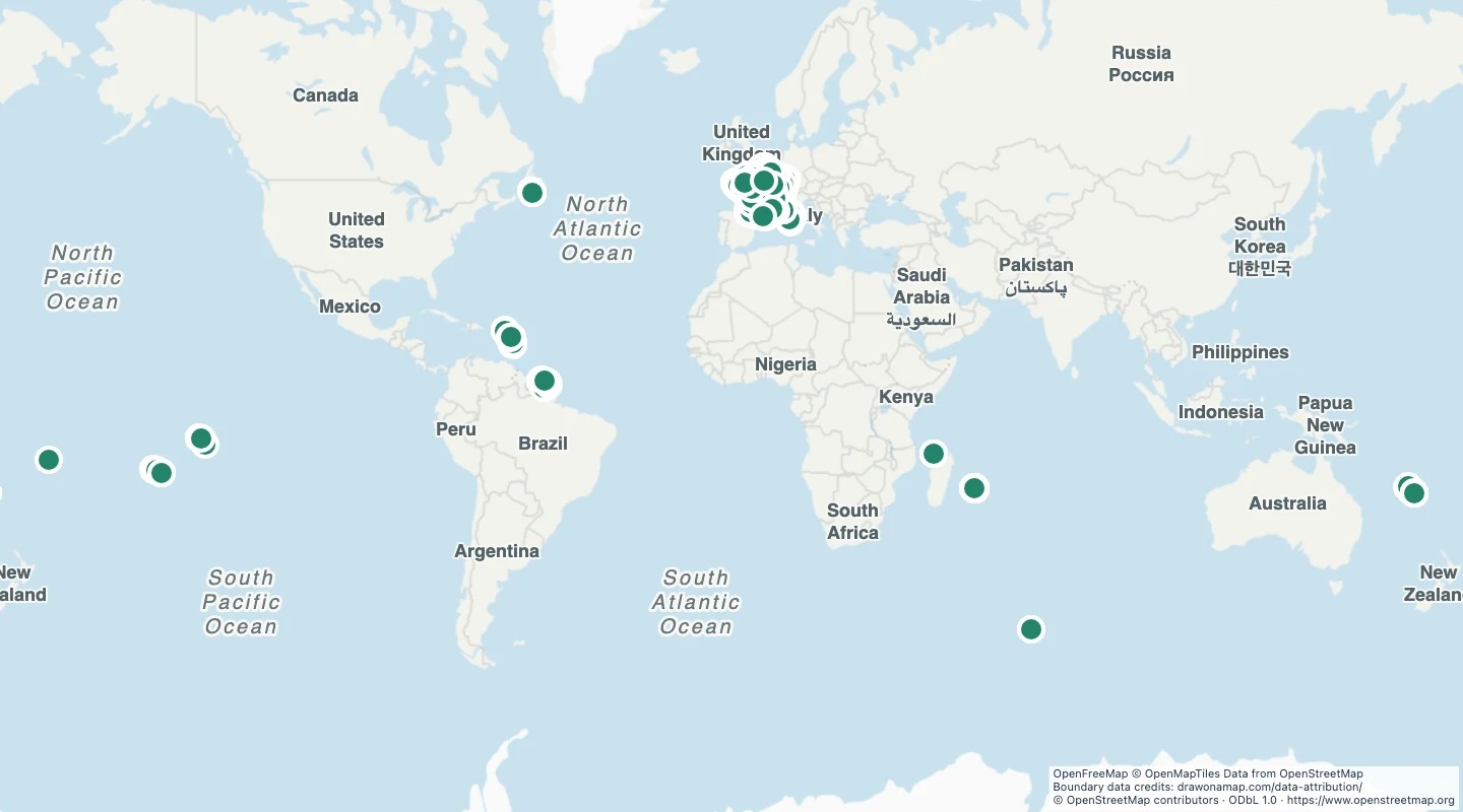Map preview: France museums
