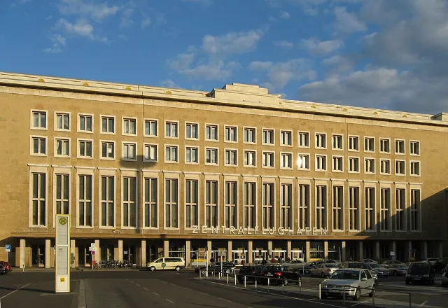 Berlin Tempelhof Airport terminal building.