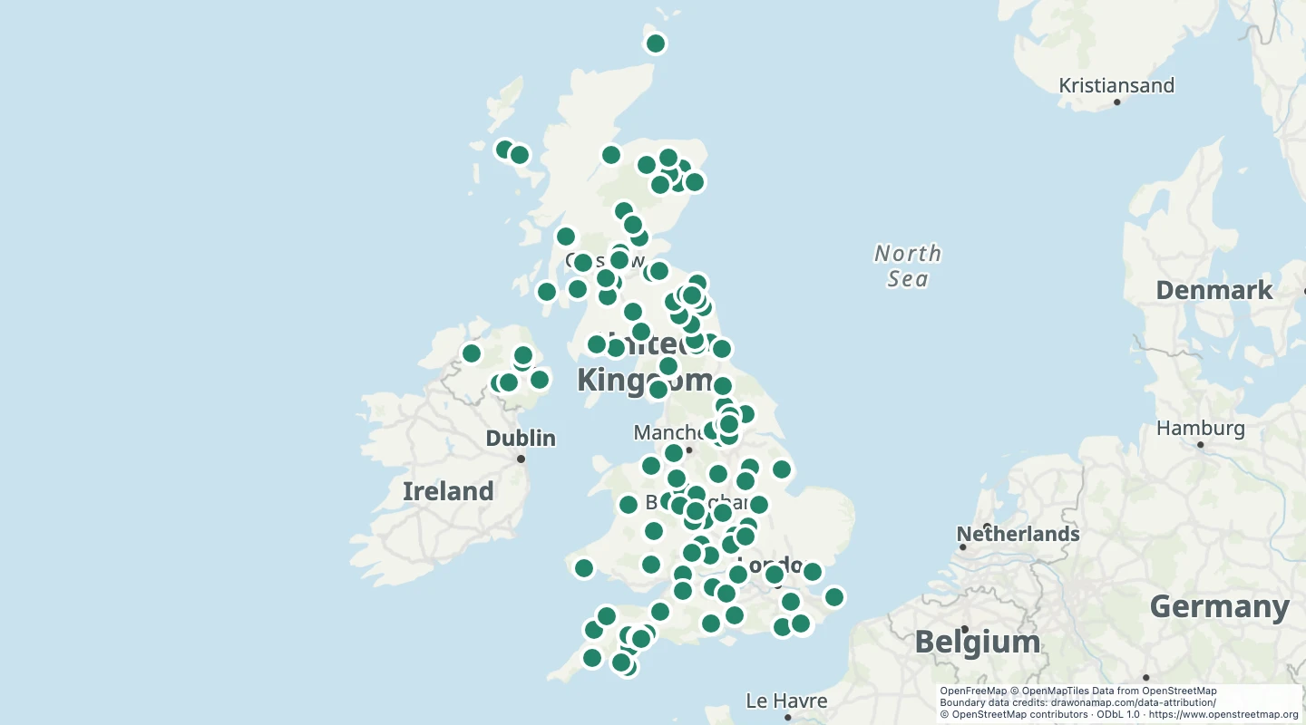 Map preview: UK historic battlefield sites