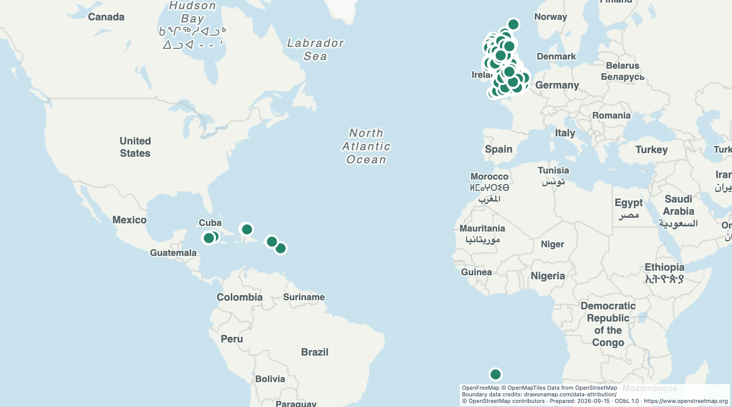 Map preview: UK public libraries